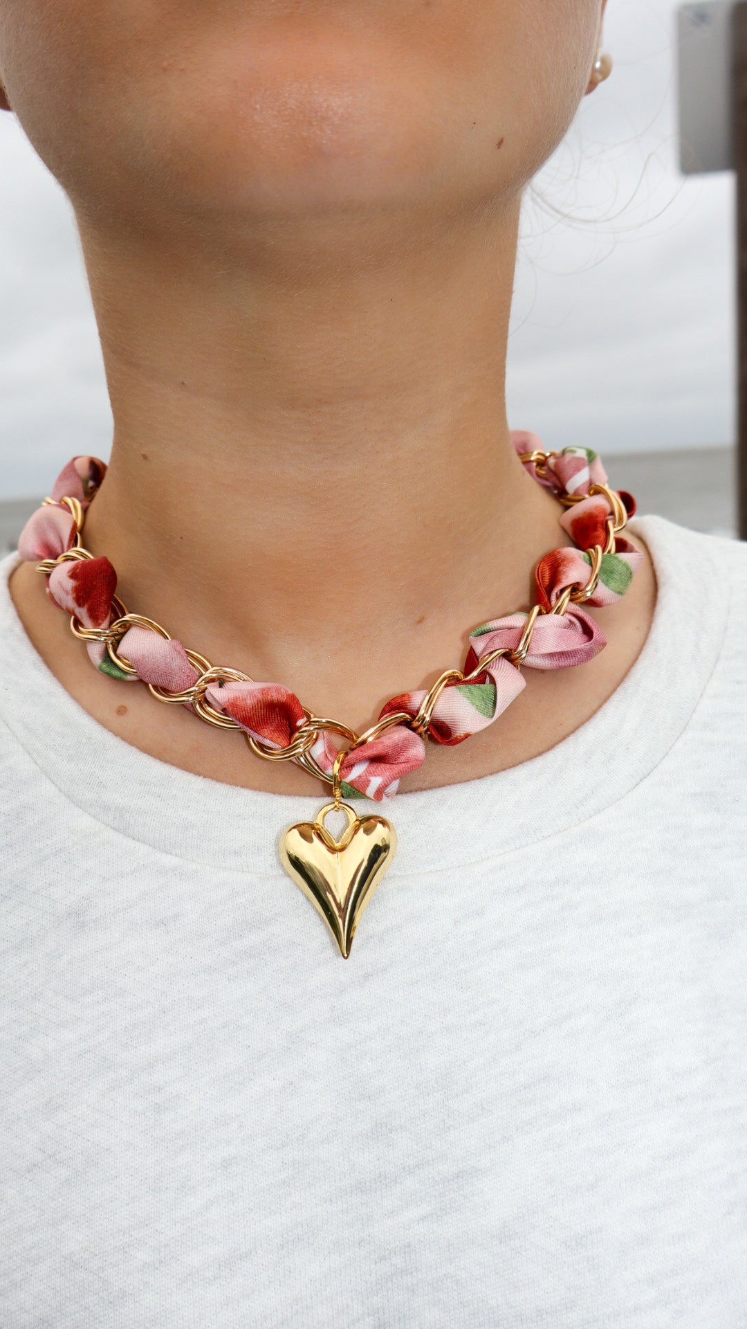 Dora Scarf Chain Necklace