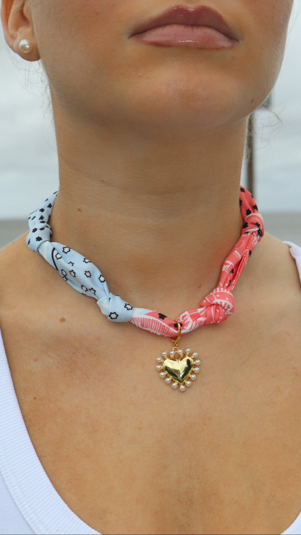 Hotty Toddy Scarf Necklace