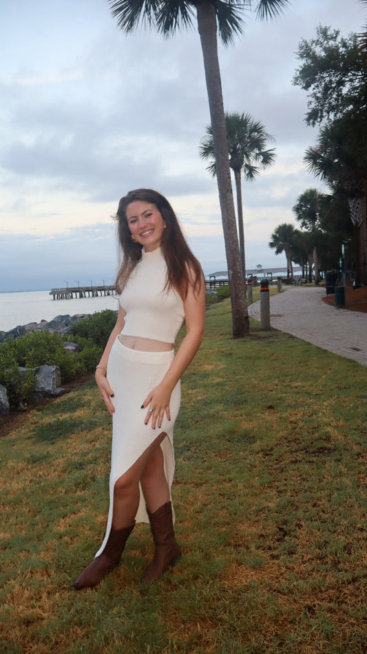 Parker Cream Knit Set