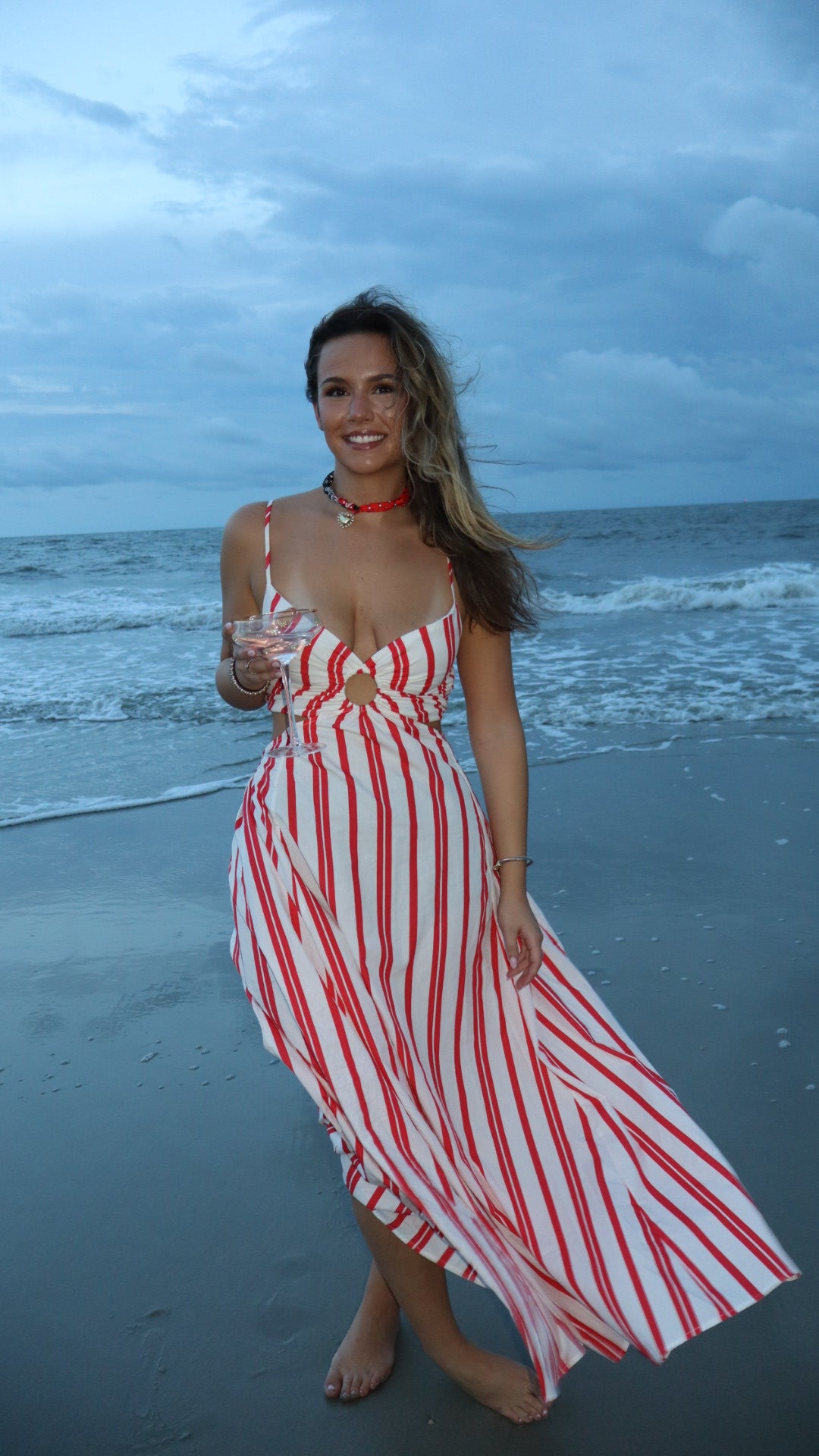 Isabella Stripe Maxi