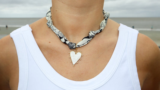 Magnolia Scarf Necklace