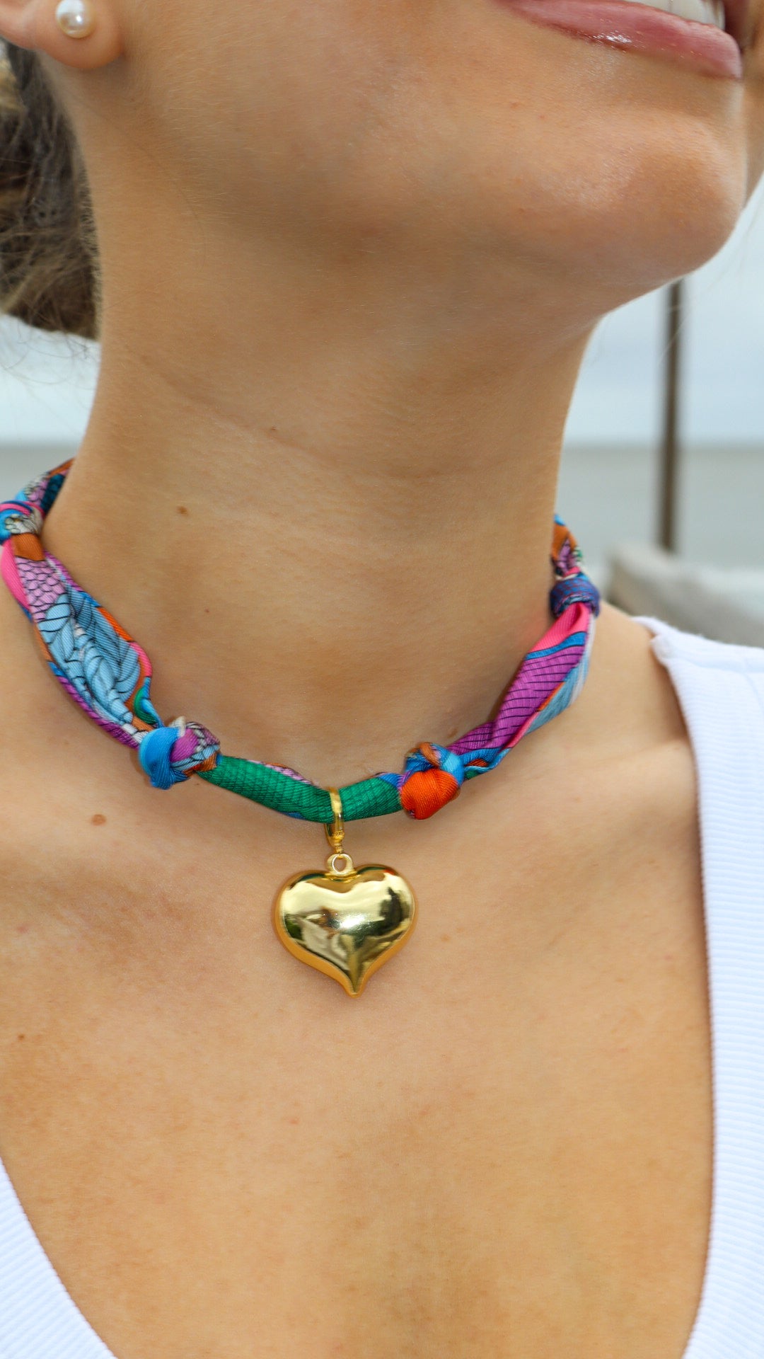 Jungle Scarf Necklace