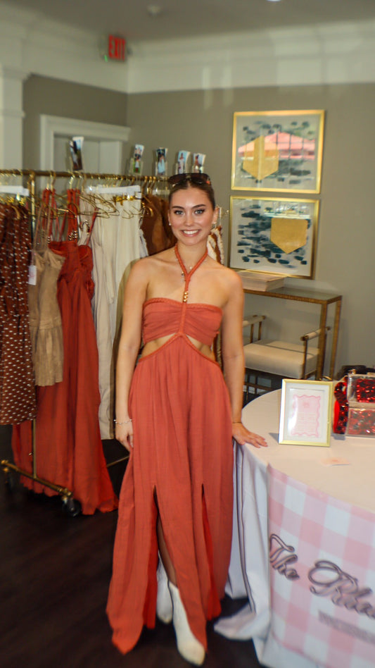 Sunset Terracotta Maxi