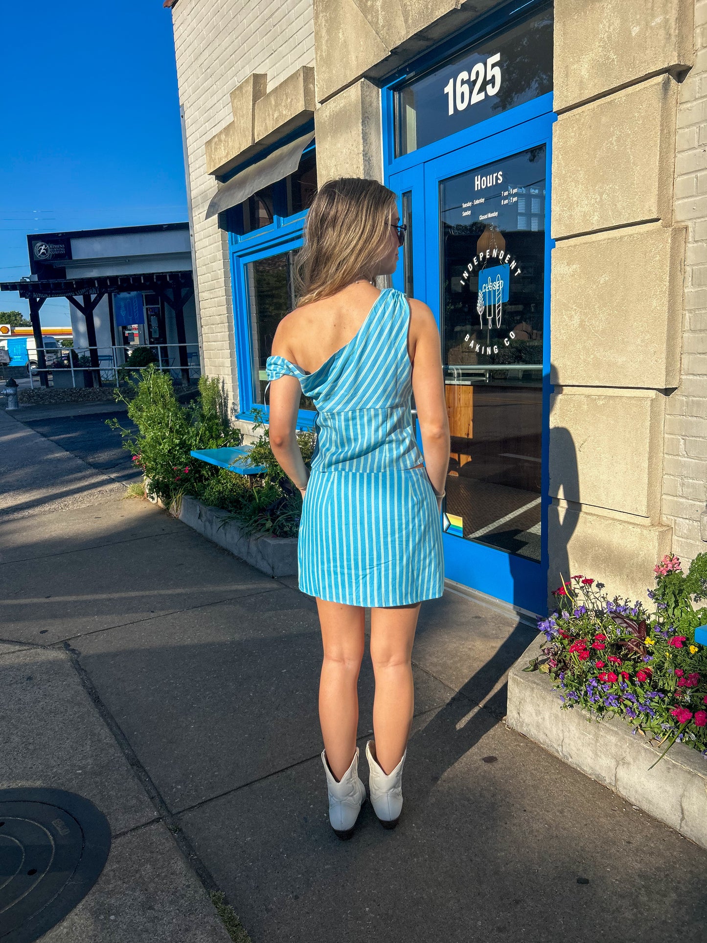 Skyline Stripe Set Top