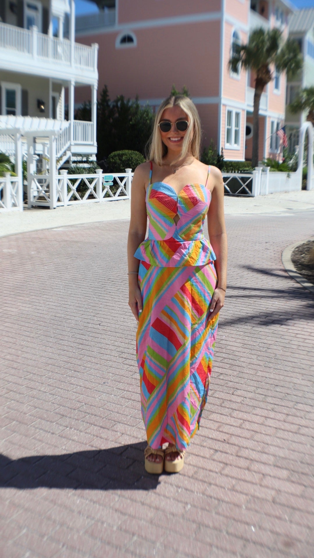 Splendid Geometric Two-Piece Set