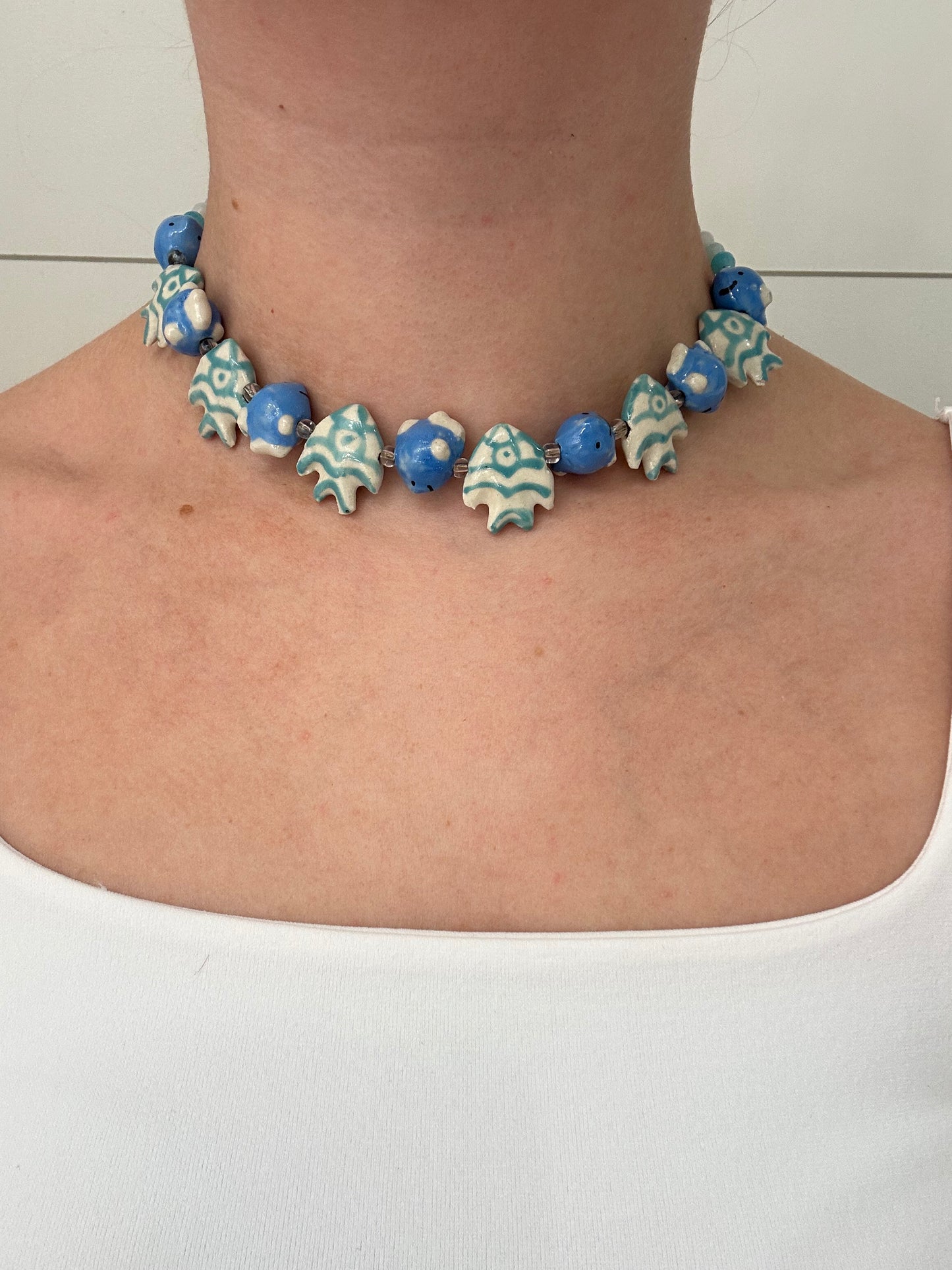 Fish Beaded Chocker