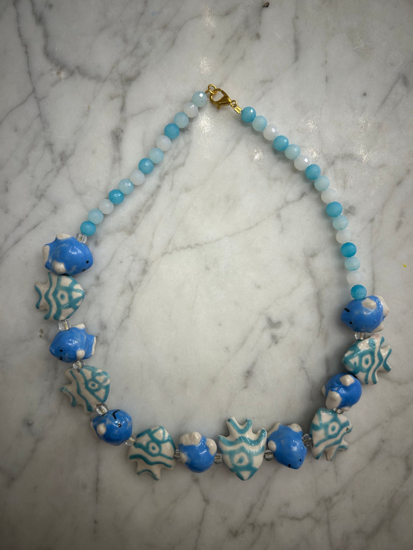 Fish Beaded Chocker